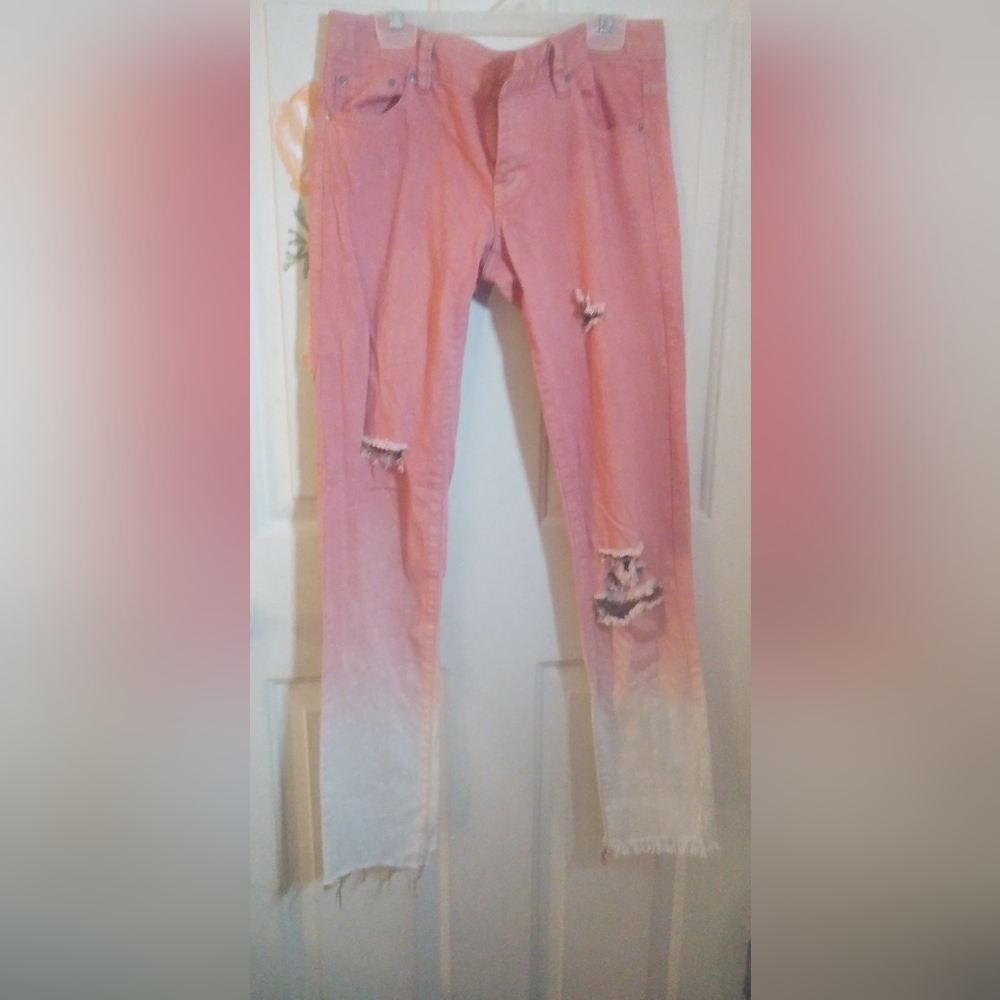 Armani Exchange Pink Tie Dye Jeans Size 4